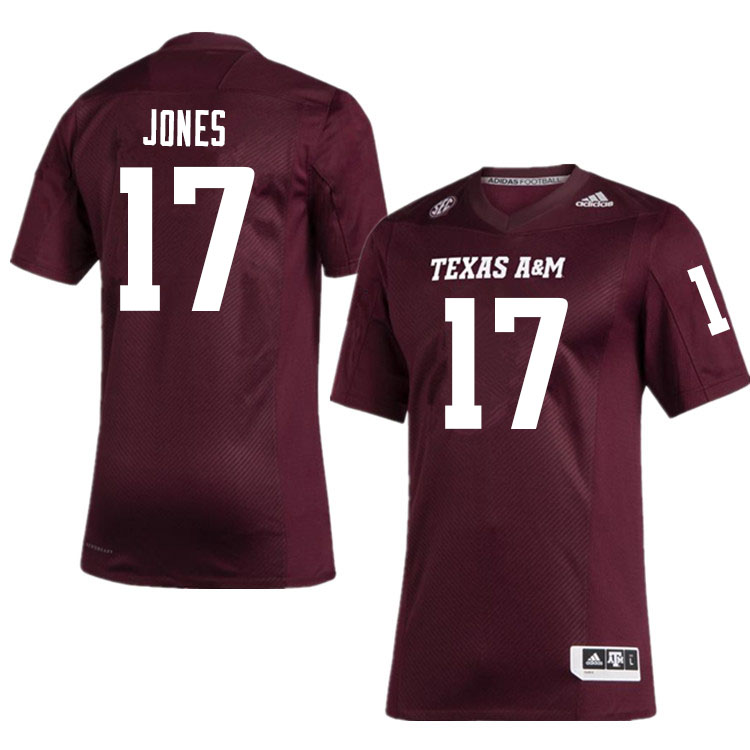 Men #17 Jaylon Jones Texas A&M Aggies College Football Jerseys Sale-Maroon